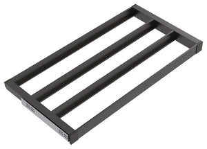 Häfele 807.81.530 TAG - Pull-Out Tray Frame, Curate, 20" Depth, with three compartments, matte aluminum, 30" width