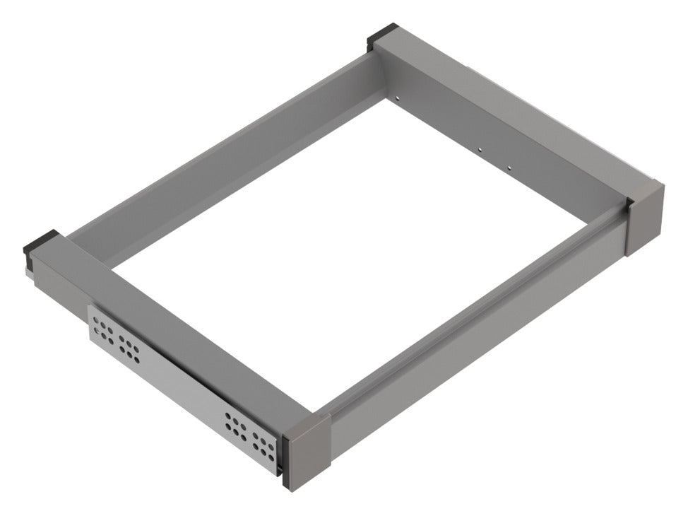 Häfele 807.81.545 TAG - Pull-Out Suspend Frame, Curate, matte nickel, 20" depth, 36" width