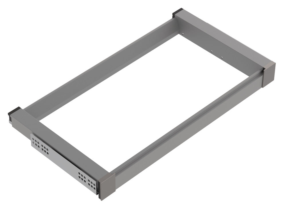 Häfele 807.81.545 TAG - Pull-Out Suspend Frame, Curate, matte nickel, 20" depth, 36" width