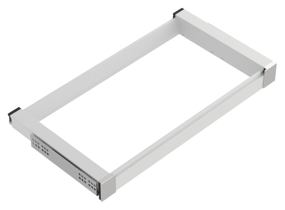 Häfele 807.81.552 TAG - Pull-Out Suspend Frame, Curate, slate gray, 20" depth, 18" width