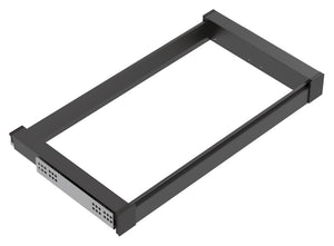 Häfele 807.81.552 TAG - Pull-Out Suspend Frame, Curate, slate gray, 20" depth, 18" width