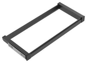 Häfele 807.81.514 TAG - Pull-Out Suspend Frame, Curate, slate gray, 14" depth, 36" width