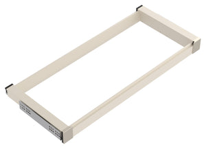 Häfele 807.81.554 TAG - Pull-Out Suspend Frame, Curate, matte aluminum, 20" depth, 24" width