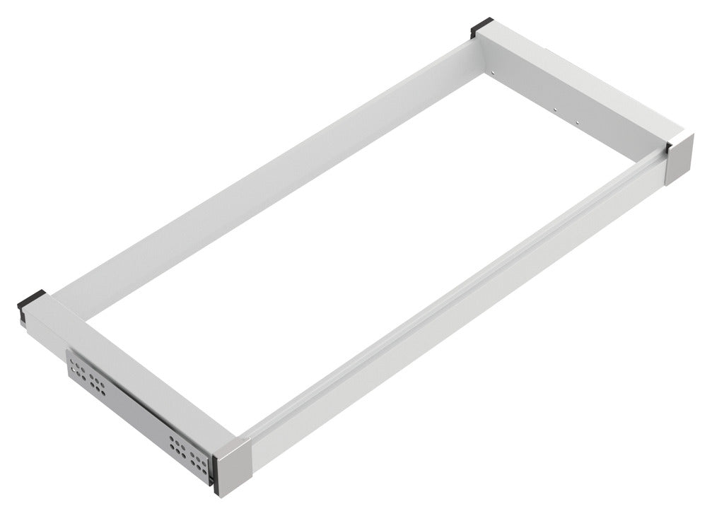 Häfele 807.81.552 TAG - Pull-Out Suspend Frame, Curate, slate gray, 20" depth, 18" width