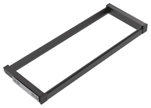 Häfele 807.81.607 TAG - Pull-Out Suspend Frame, Curate, slate gray, 14" depth, 30" width
