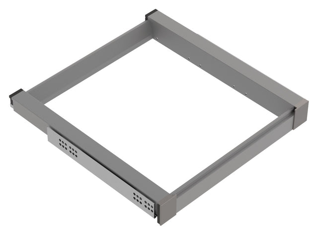 Häfele 807.81.552 TAG - Pull-Out Suspend Frame, Curate, slate gray, 20" depth, 18" width
