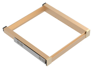 Häfele 807.81.606 TAG - Pull-Out Suspend Frame, Curate, matte nickel, 14" depth, 18" width