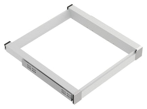 Häfele 807.81.554 TAG - Pull-Out Suspend Frame, Curate, matte aluminum, 20" depth, 24" width