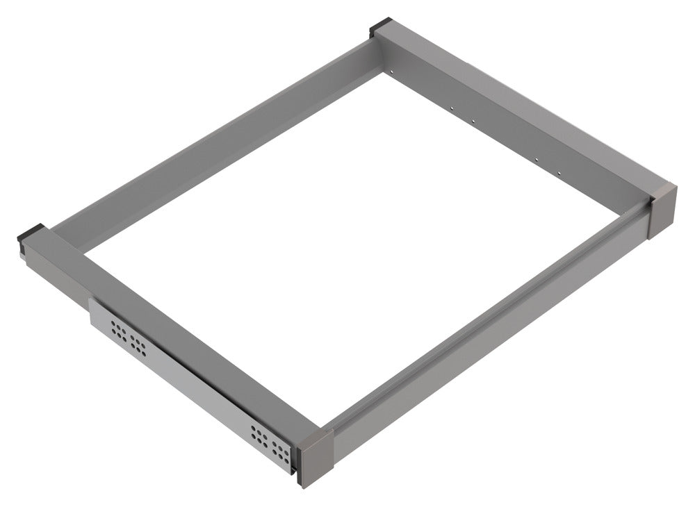 Häfele 807.81.514 TAG - Pull-Out Suspend Frame, Curate, slate gray, 14" depth, 36" width
