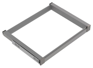 Häfele 807.81.596 TAG - Pull-Out Suspend Frame, Curate, matte nickel, 14" depth, 36" width