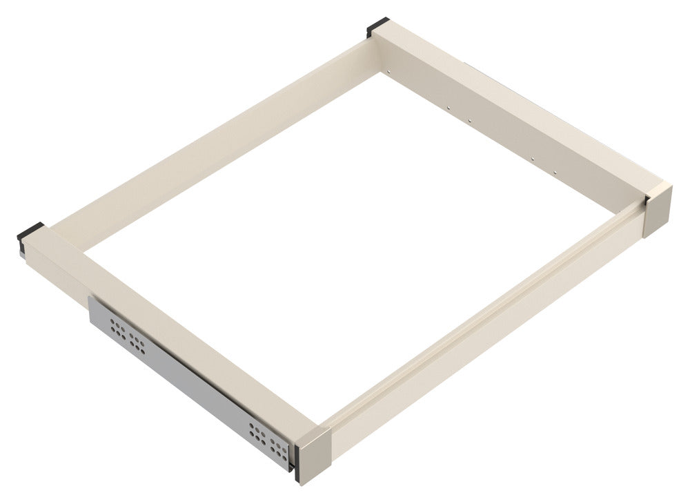 Häfele 807.81.545 TAG - Pull-Out Suspend Frame, Curate, matte nickel, 20" depth, 36" width