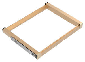 Häfele 807.81.545 TAG - Pull-Out Suspend Frame, Curate, matte nickel, 20" depth, 36" width