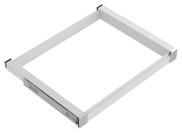 Häfele 807.81.554 TAG - Pull-Out Suspend Frame, Curate, matte aluminum, 20" depth, 24" width
