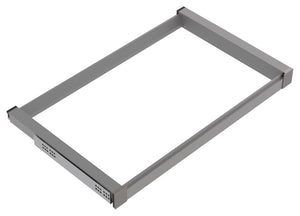 Häfele 807.81.554 TAG - Pull-Out Suspend Frame, Curate, matte aluminum, 20" depth, 24" width