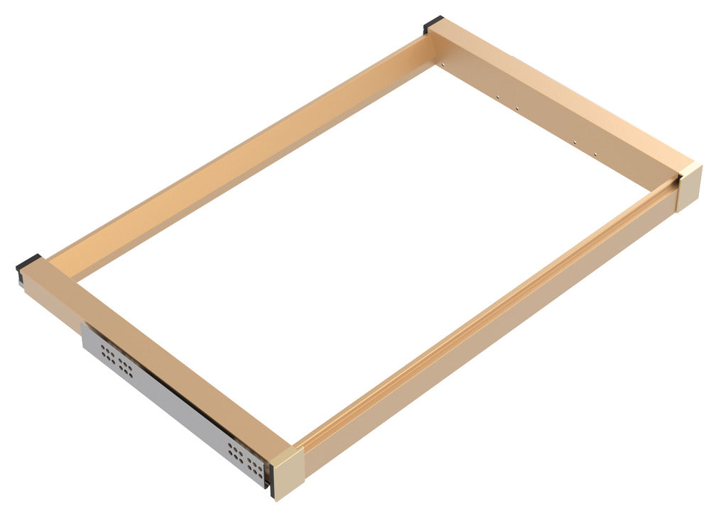 Häfele 807.81.514 TAG - Pull-Out Suspend Frame, Curate, slate gray, 14" depth, 36" width