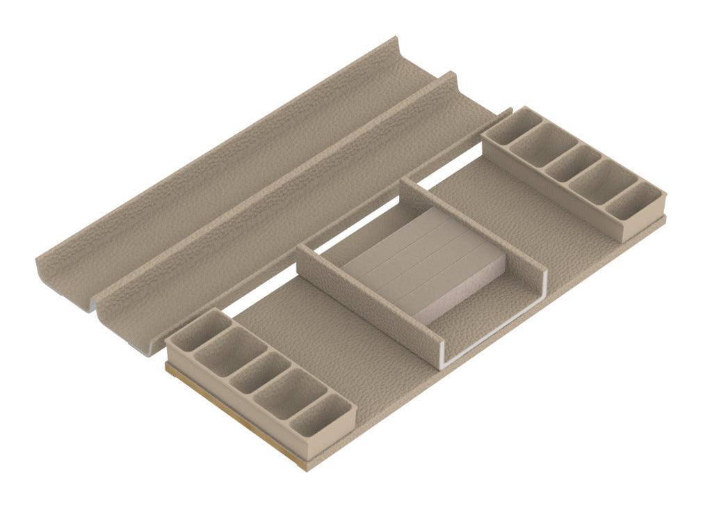 Häfele 807.87.178 TAG - Jewelry Organizer Insert Kits, Curate, oyster, 14" depth, 18" width