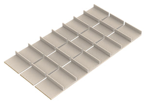 Häfele 807.87.183 TAG - Tie and Belt Organizer Insert Kits, Curate, winter, 20" depth, 36" width