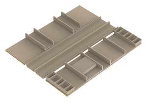 Häfele 807.87.244 TAG - Jewelry Organizer Insert Kits, Curate, winter, 14" depth, 36" width