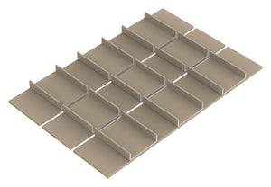 Häfele 807.87.246 TAG - Tie and Belt Organizer Insert Kits, Curate, winter, 20" depth, 18" width
