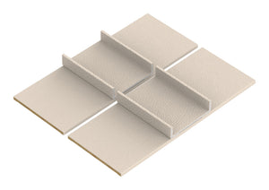 Häfele 807.87.240 TAG - Tie and Belt Organizer Insert Kits, Curate, oyster, 14" depth, 24" width