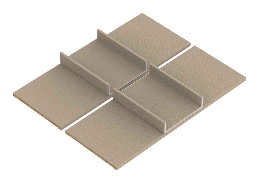 Häfele 807.87.240 TAG - Tie and Belt Organizer Insert Kits, Curate, oyster, 14" depth, 24" width