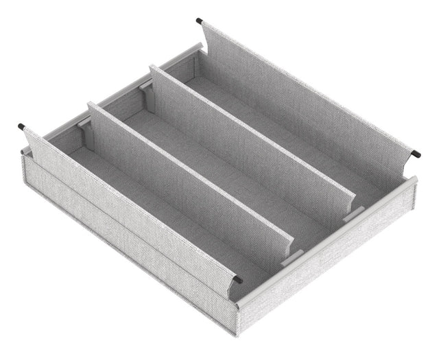 Häfele 807.77.618 TAG - Small Divided Basket, Curate, 18" width, 20" depth