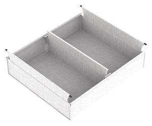 Häfele 807.77.616 TAG - Medium Divided Basket, Curate, 36" width, 20" depth