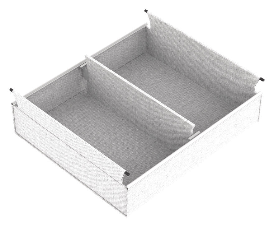 Häfele 807.77.629 TAG - Medium Divided Basket, Curate, 18" width, 20" depth