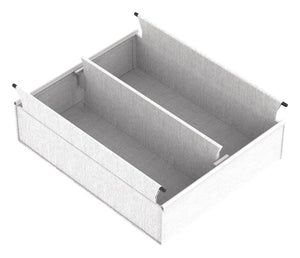 Häfele 807.77.636 TAG - Medium Divided Basket, Curate, 30" width, 14" depth