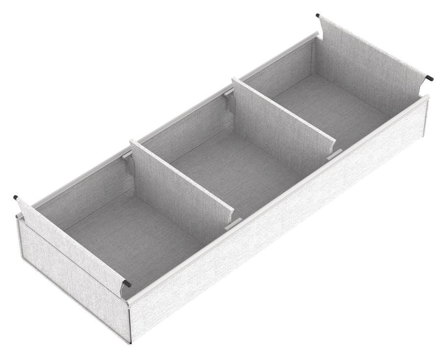 Häfele 807.77.615 TAG - Medium Divided Basket, Curate, 36" width, 14" depth