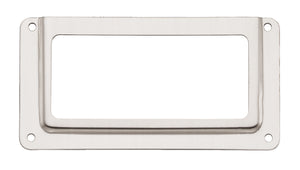 Häfele 168.02.789 Label Frames, Nickel-Plated, Steel, L x H: 100 x 58 mm (3 15/16 x 2 5/16")