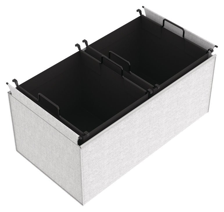 Häfele 807.77.350 TAG - Laundry Basket Organizers, Curate, 36" width, 14" depth