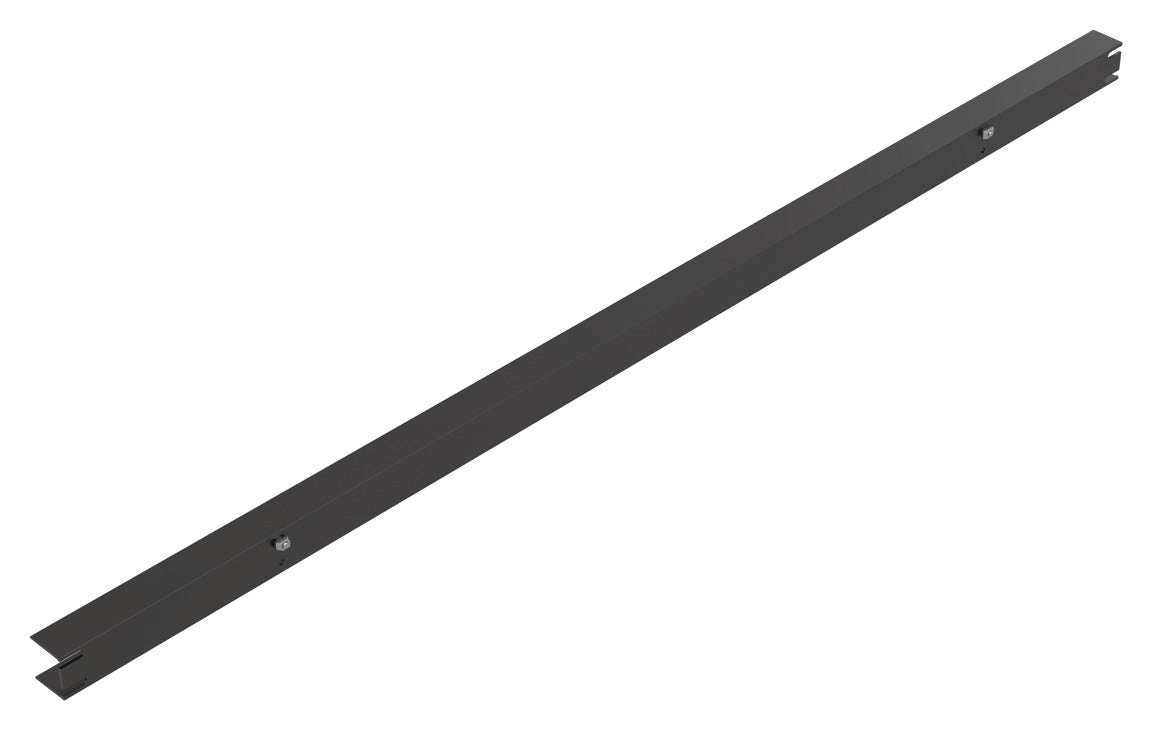 Häfele 807.76.054 TAG - Filler Strip, Illuminated Glass Shelf, powder-coated matte aluminum, 24" width