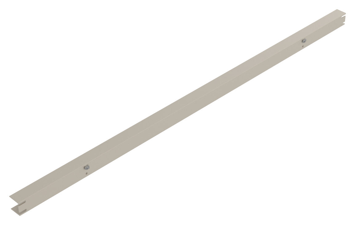Häfele 807.76.054 TAG - Filler Strip, Illuminated Glass Shelf, powder-coated matte aluminum, 24" width