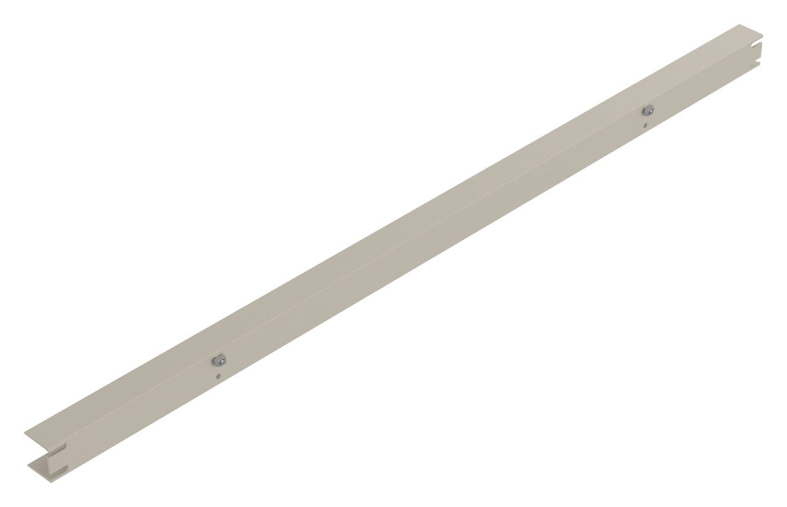 Häfele 807.76.057 TAG - Filler Strip, Illuminated Glass Shelf, powder-coated slate, 24" width