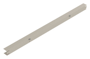 Häfele 807.76.054 TAG - Filler Strip, Illuminated Glass Shelf, powder-coated matte aluminum, 24" width