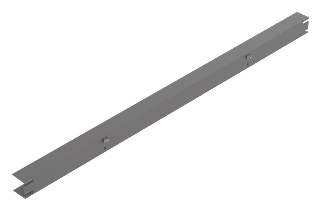 Häfele 807.76.690 TAG - Filler Strip, Illuminated Glass Shelf, anodized matte nickel; 18" width