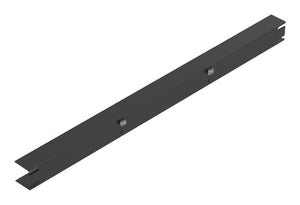 Häfele 807.76.057 TAG - Filler Strip, Illuminated Glass Shelf, powder-coated slate, 24" width
