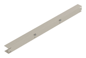 Häfele 807.76.057 TAG - Filler Strip, Illuminated Glass Shelf, powder-coated slate, 24" width