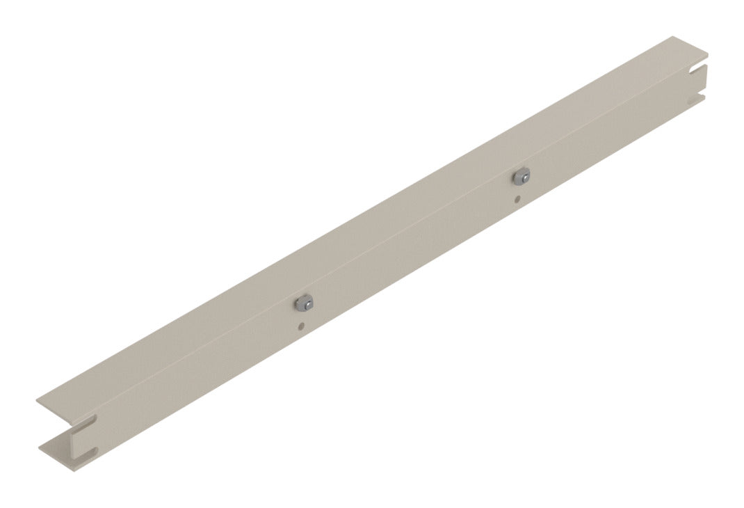 Häfele 807.76.054 TAG - Filler Strip, Illuminated Glass Shelf, powder-coated matte aluminum, 24" width
