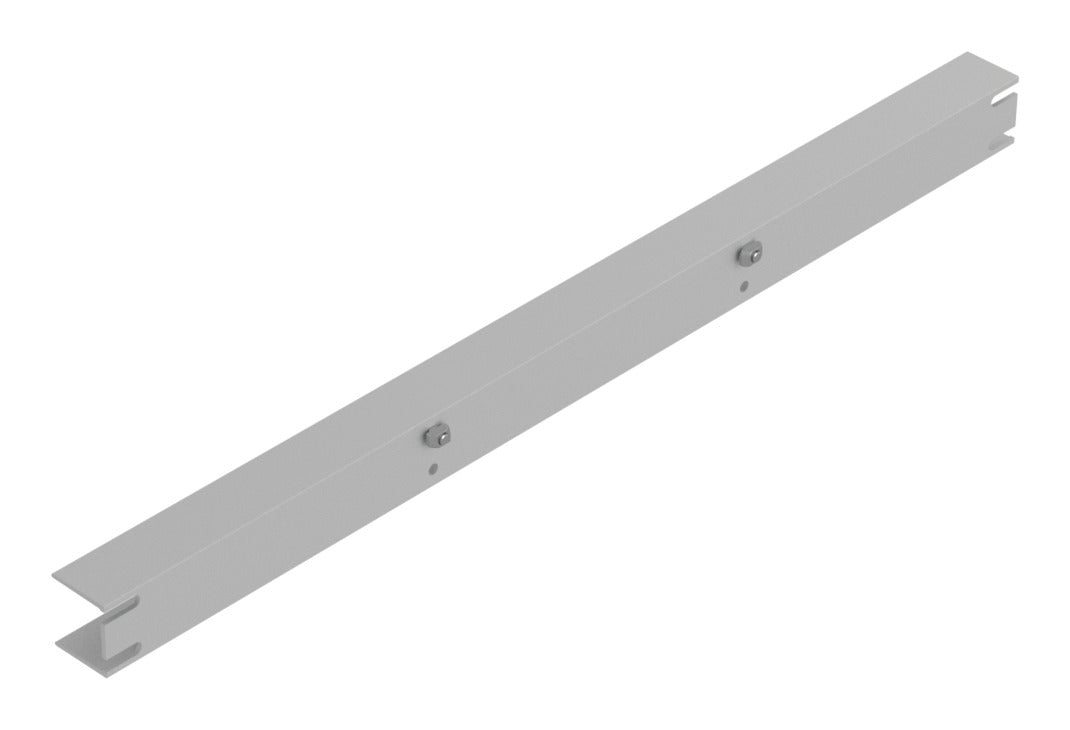 Häfele 807.76.050 TAG - Filler Strip, Illuminated Glass Shelf, powder-coated matte gold, 18" width