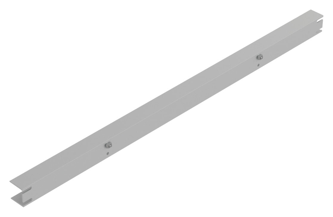Häfele 807.76.063 TAG - Filler Strip, Illuminated Glass Shelf, powder-coated black, 36" width
