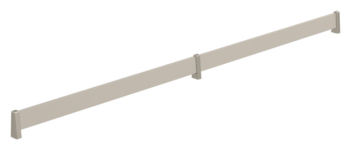 Häfele 547.52.115 TAG - Shoe Fence, powder-coated aluminum, black, 35" length