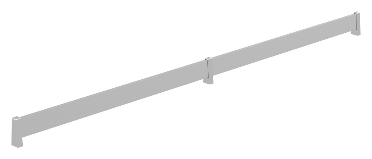 Häfele 547.52.105 TAG - Shoe Fence, powder-coated aluminum, black, 23" length