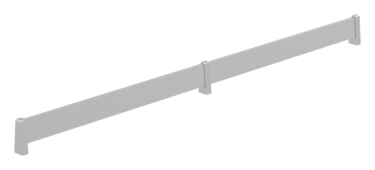 Häfele 547.52.115 TAG - Shoe Fence, powder-coated aluminum, black, 35" length