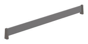 Häfele 547.52.103 TAG - Shoe Fence, powder-coated aluminum, matte nickel, 17" length