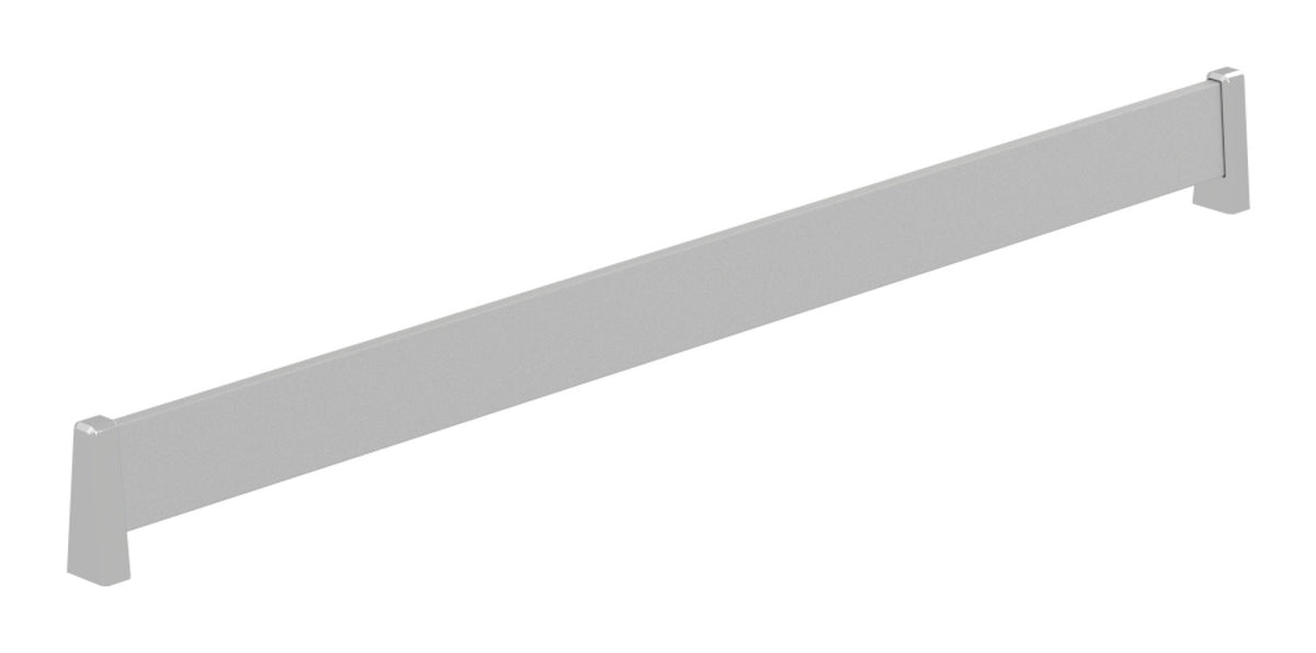 Häfele 547.52.103 TAG - Shoe Fence, powder-coated aluminum, matte nickel, 17" length