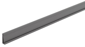 Häfele 547.52.570 TAG - Shoe Fence Bar, 90" Length, powder-coated aluminum, black
