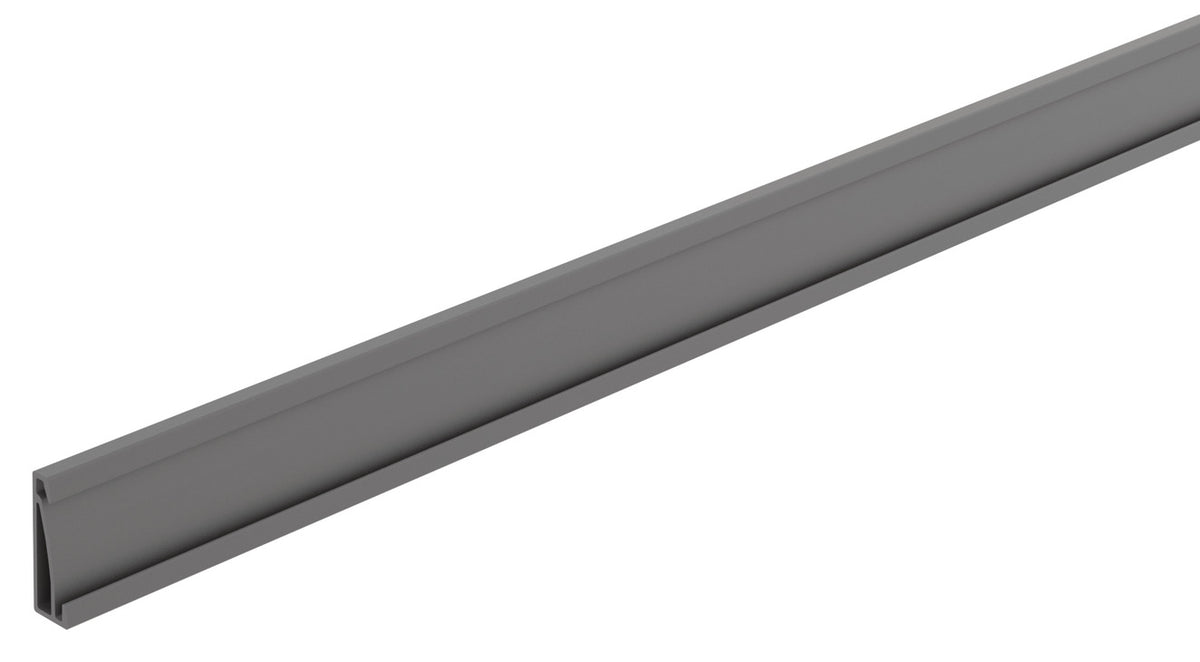 Häfele 547.52.573 TAG - Shoe Fence Bar, 90" Length, powder-coated aluminum, matte nickel