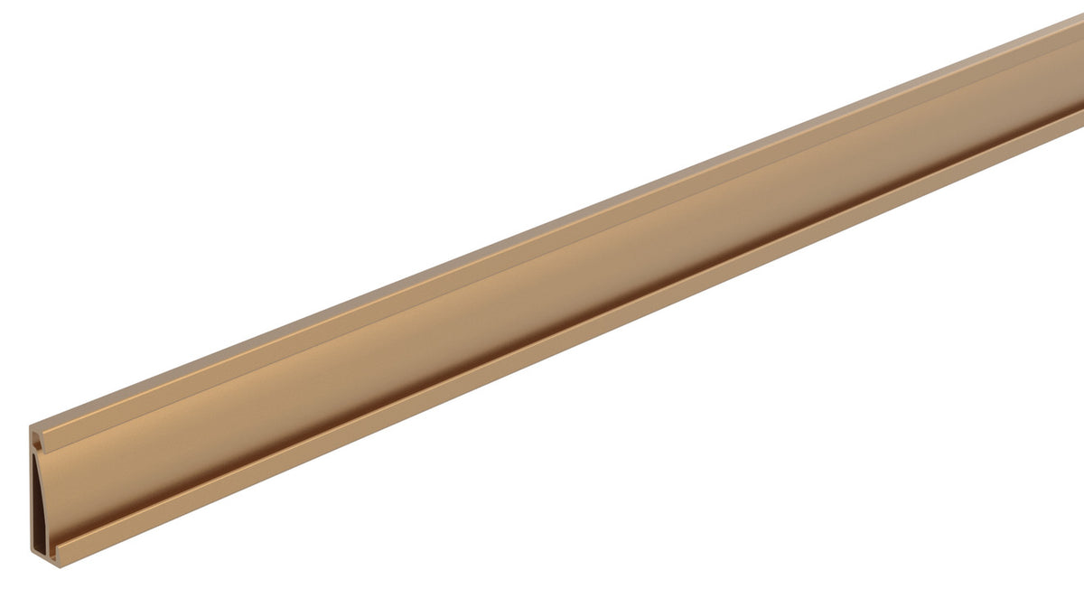 Häfele 547.52.570 TAG - Shoe Fence Bar, 90" Length, powder-coated aluminum, black
